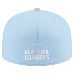 New York Rangers New Era Color Pack 2-Tone 59FIFTY Fitted Hat - Light Blue/Gray | US 201912224