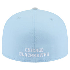 Chicago Blackhawks New Era Color Pack Two-Tone 59FIFTY Fitted Hat - Light Blue/Gray | US 201912231