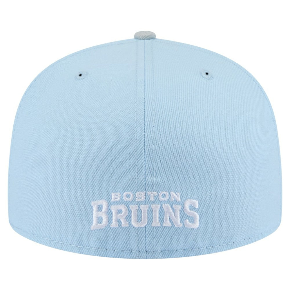 Boston Bruins New Era Color Pack Two-Tone 59FIFTY Fitted Hat - Light Blue/Gray | US 201912237