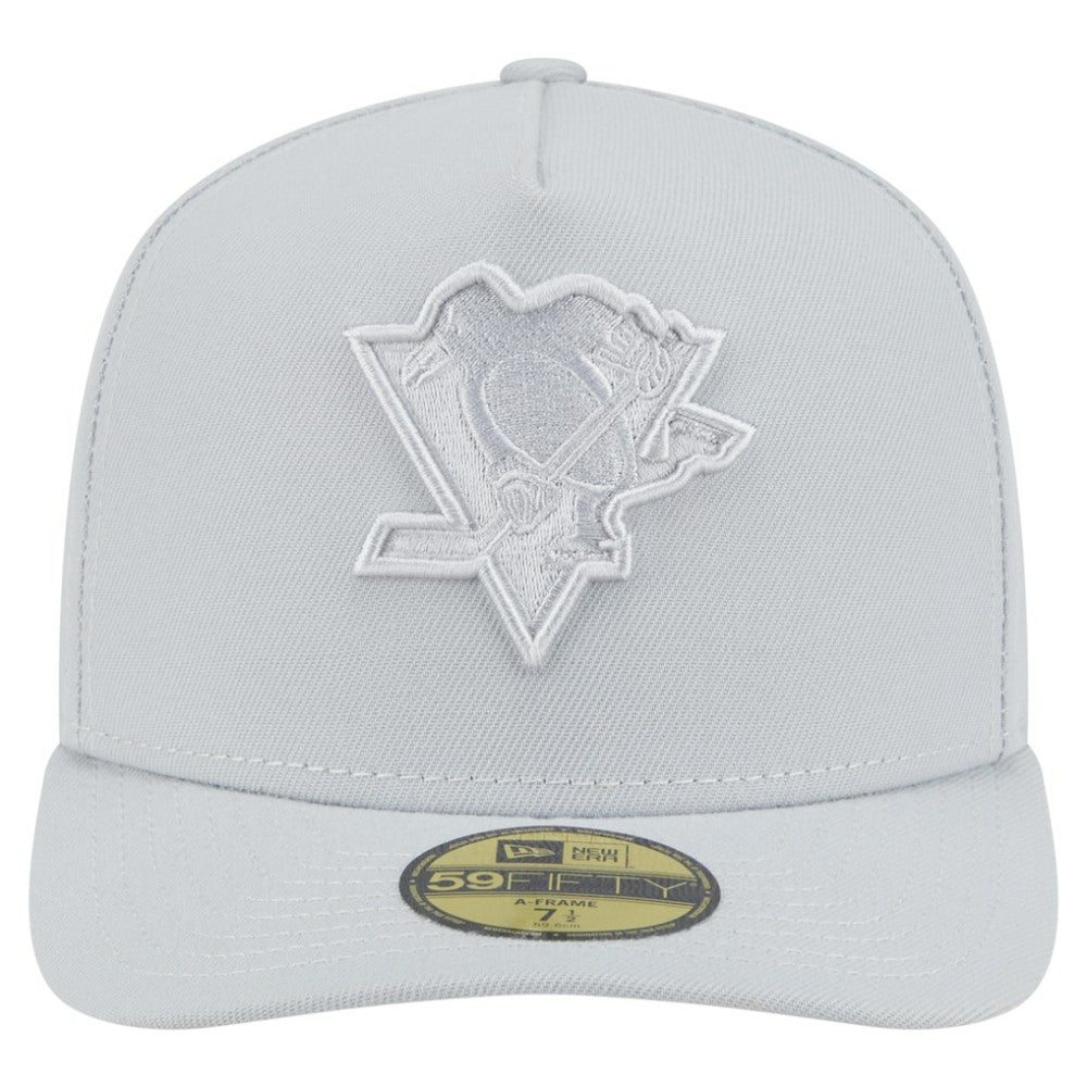 Pittsburgh Penguins New Era Color Pack A-Frame 59FIFTY Fitted Hat - Gray | US 201912242