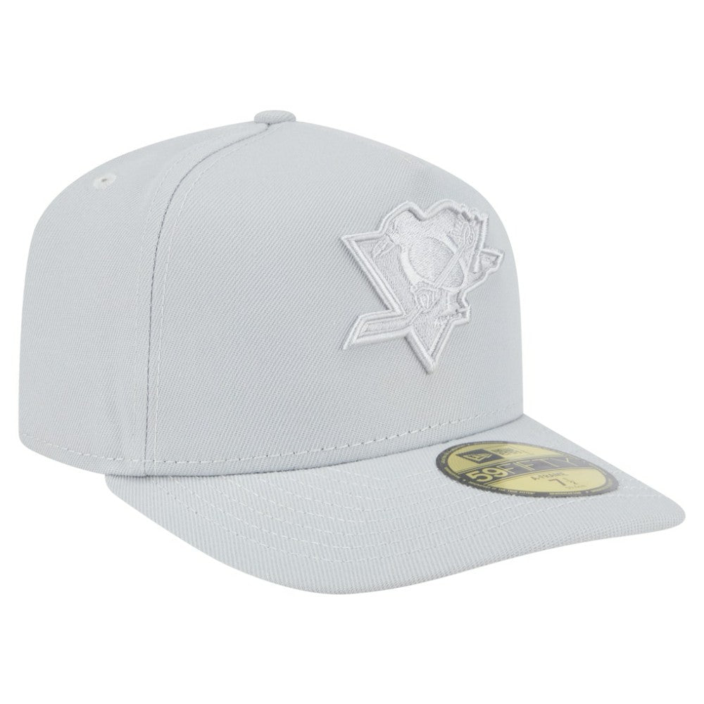 Pittsburgh Penguins New Era Color Pack A-Frame 59FIFTY Fitted Hat - Gray | US 201912242