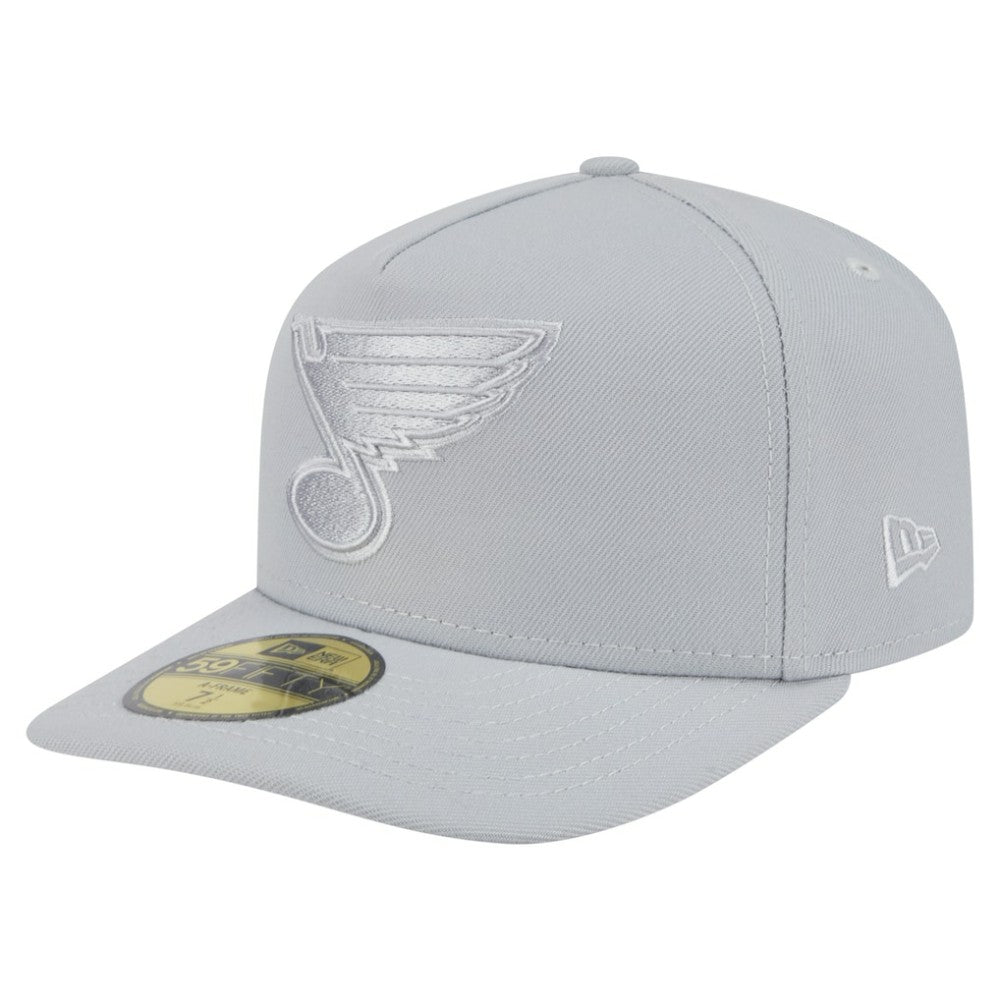 St. Louis Blues New Era Color Pack A-Frame 59FIFTY Fitted Hat - Gray | US 201912245