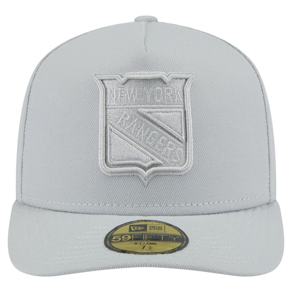 New York Rangers New Era Color Pack A-Frame 59FIFTY Fitted Hat - Gray | US 201912252