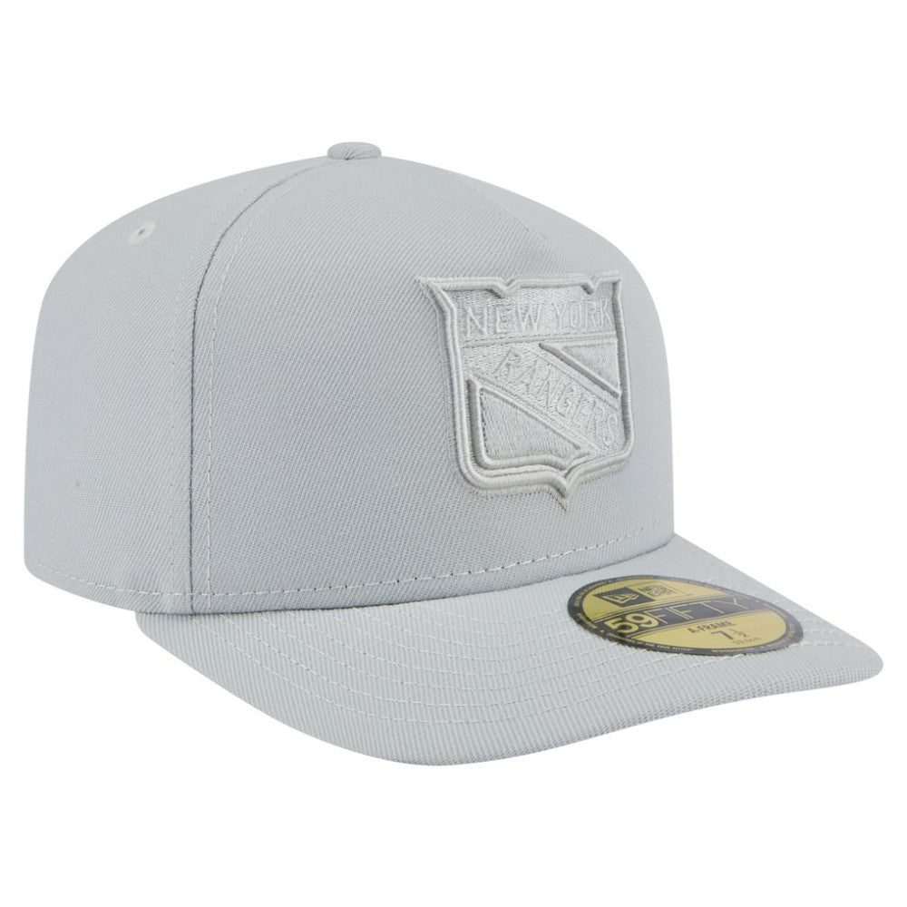 New York Rangers New Era Color Pack A-Frame 59FIFTY Fitted Hat - Gray | US 201912252