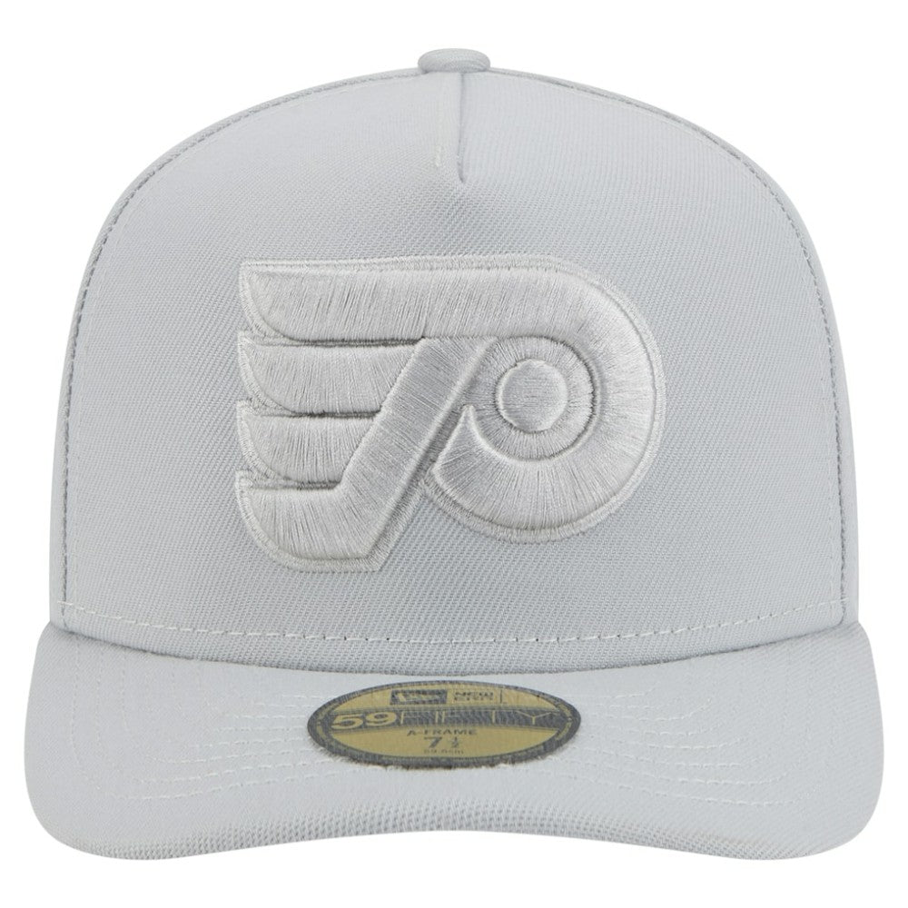 Philadelphia Flyers New Era Color Pack A-Frame 59FIFTY Fitted Hat - Gray | US 201912256