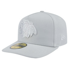 Chicago Blackhawks New Era Color Pack A-Frame 59FIFTY Fitted Hat - Gray | US 201912257