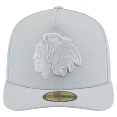 Chicago Blackhawks New Era Color Pack A-Frame 59FIFTY Fitted Hat - Gray | US 201912257