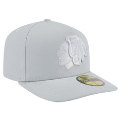 Chicago Blackhawks New Era Color Pack A-Frame 59FIFTY Fitted Hat - Gray | US 201912257
