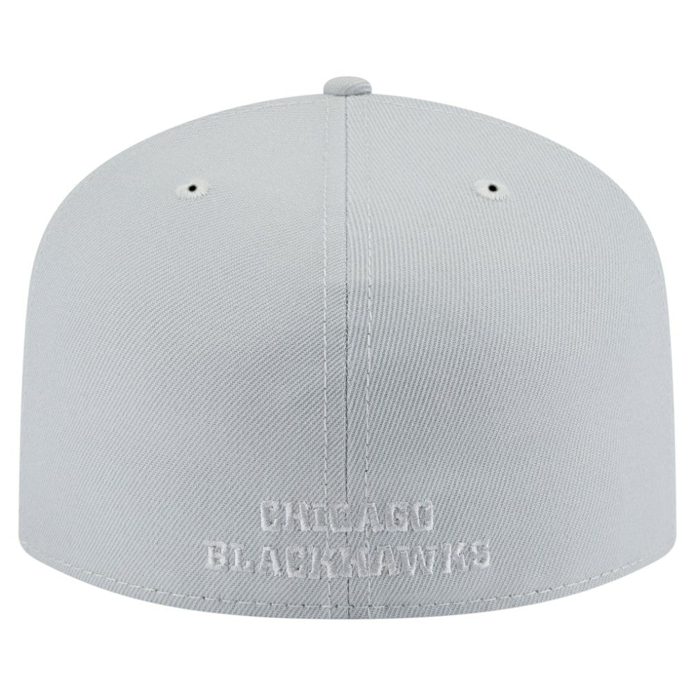 Chicago Blackhawks New Era Color Pack A-Frame 59FIFTY Fitted Hat - Gray | US 201912257