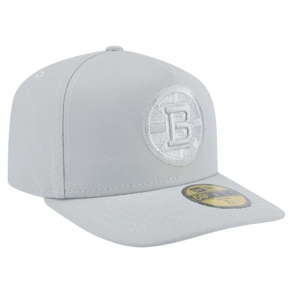 Boston Bruins New Era Color Pack A-Frame 59FIFTY Fitted Hat - Gray | US 201912260