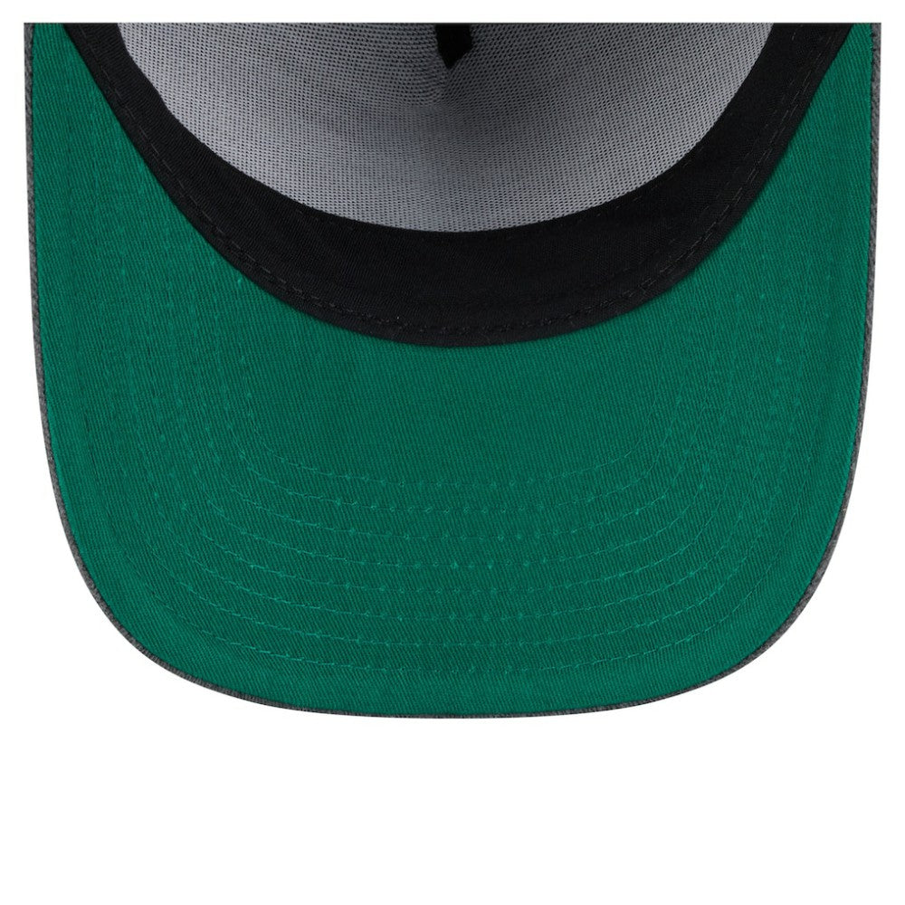 Detroit Red Wings New Era Throwback Washed A-Frame Pre-Curved 9FIFTY Snapback Hat - Charcoal | US 201912296