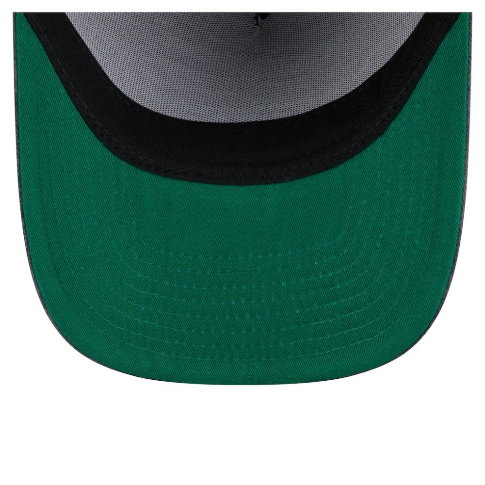 Los Angeles Kings New Era Throwback Washed A-Frame Pre-Curved 9FIFTY Snapback Hat - Charcoal | US 201912299