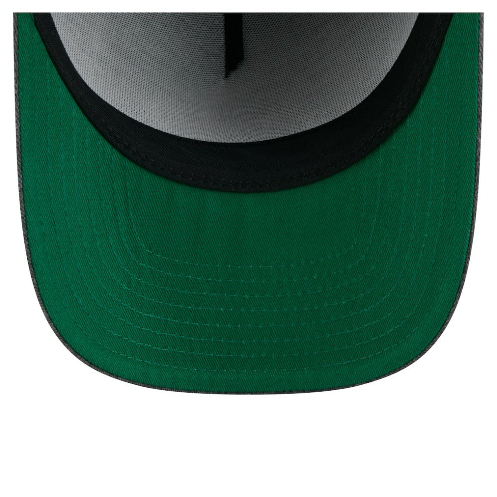 Carolina Hurricanes New Era Throwback Washed A-Frame Pre-Curved 9FIFTY Snapback Hat - Charcoal | US 201912312