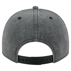 Chicago Blackhawks New Era Throwback Washed A-Frame Pre-Curved 9FIFTY Snapback Hat - Charcoal | US 201912315