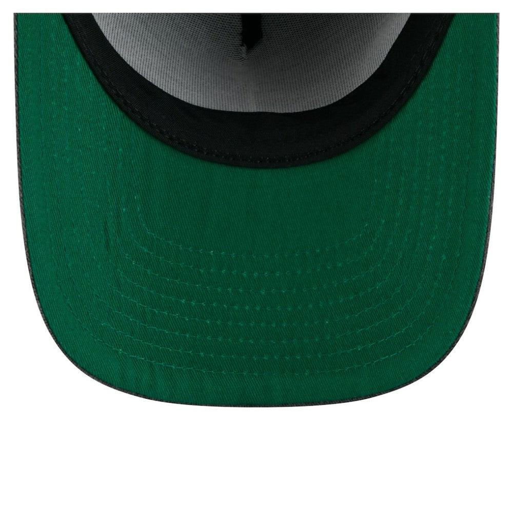 Chicago Blackhawks New Era Throwback Washed A-Frame Pre-Curved 9FIFTY Snapback Hat - Charcoal | US 201912315