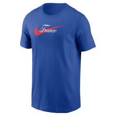 France National Team Team Wordmark Swoosh Core T-Shirt Royal - Nike online