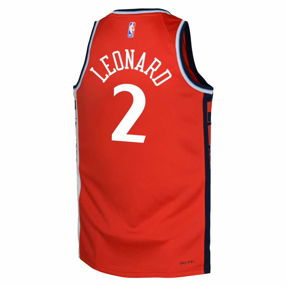 Kawhi Leonard LA Clippers Jordan Brand Youth Swingman Jersey Statement Edition Red