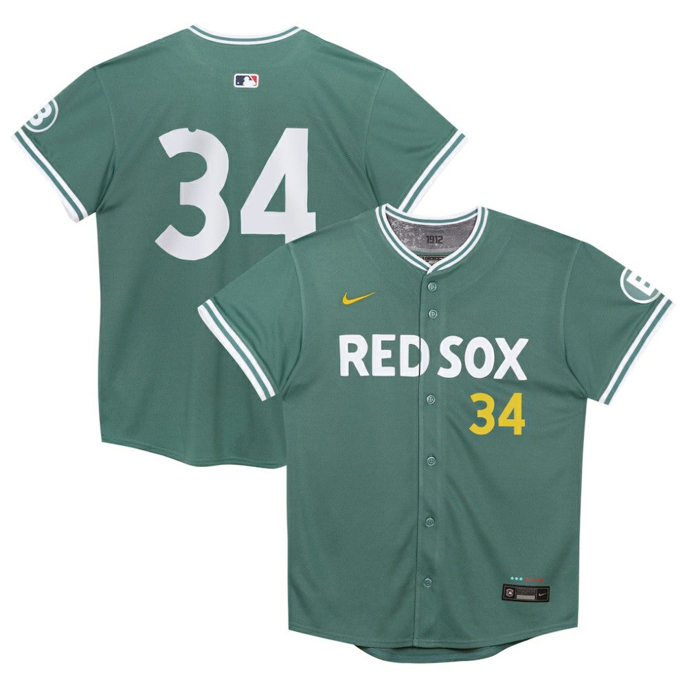 David Ortiz Boston Red Sox Nike Preschool 2025 City Connect Limited Retired Player Jersey - Green Jerseys