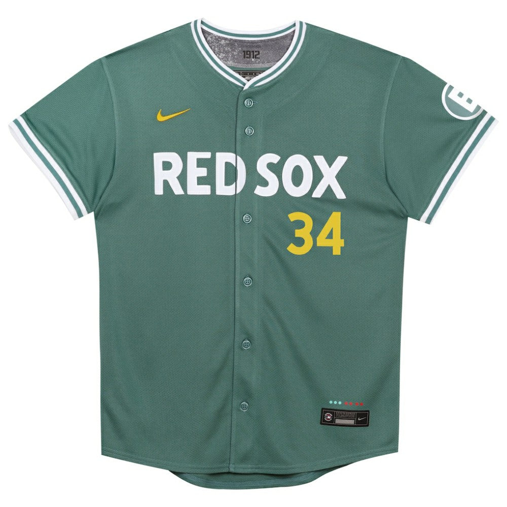 David Ortiz Boston Red Sox Nike Preschool 2025 City Connect Limited Retired Player Jersey - Green Jerseys