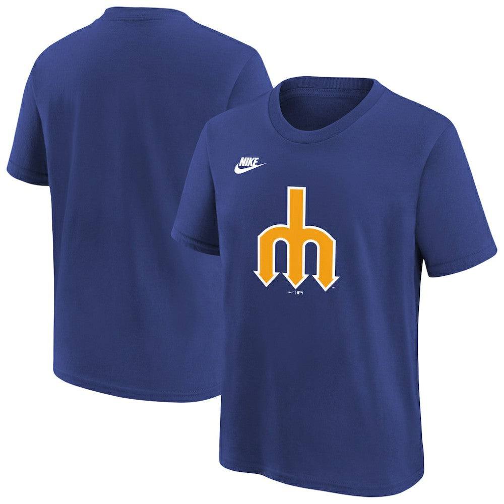 Seattle Mariners Nike Youth Team Logo T-Shirt - Royal T-shirts