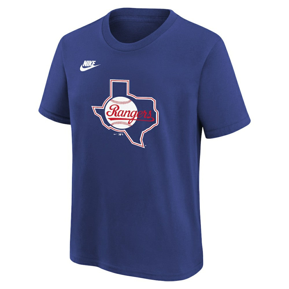 Texas Rangers Nike Youth Cooperstown Collection Team Logo T-Shirt - Royal T-shirts