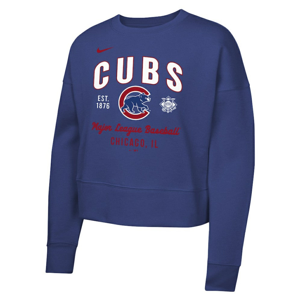 Chicago Cubs Nike Girls Youth Fleece Sweatshirt - Royal Sweatshirts