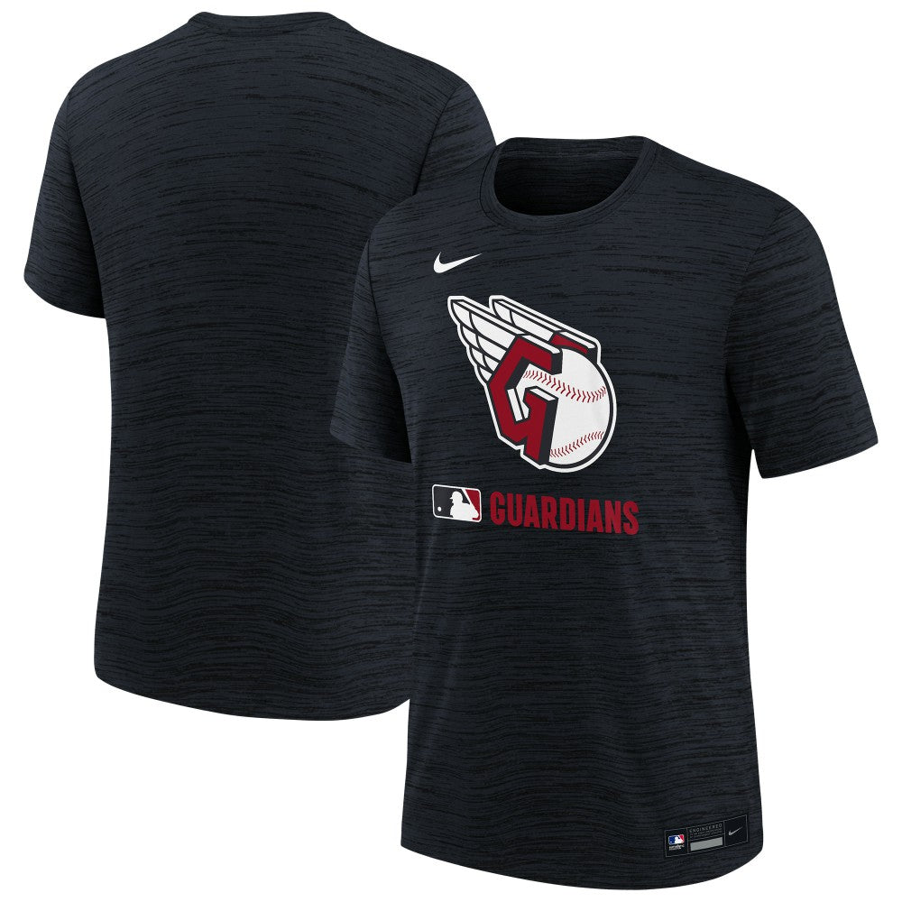 Cleveland Guardians Nike Youth Authentic Collection Velocity Performance T-Shirt - Navy T-shirts