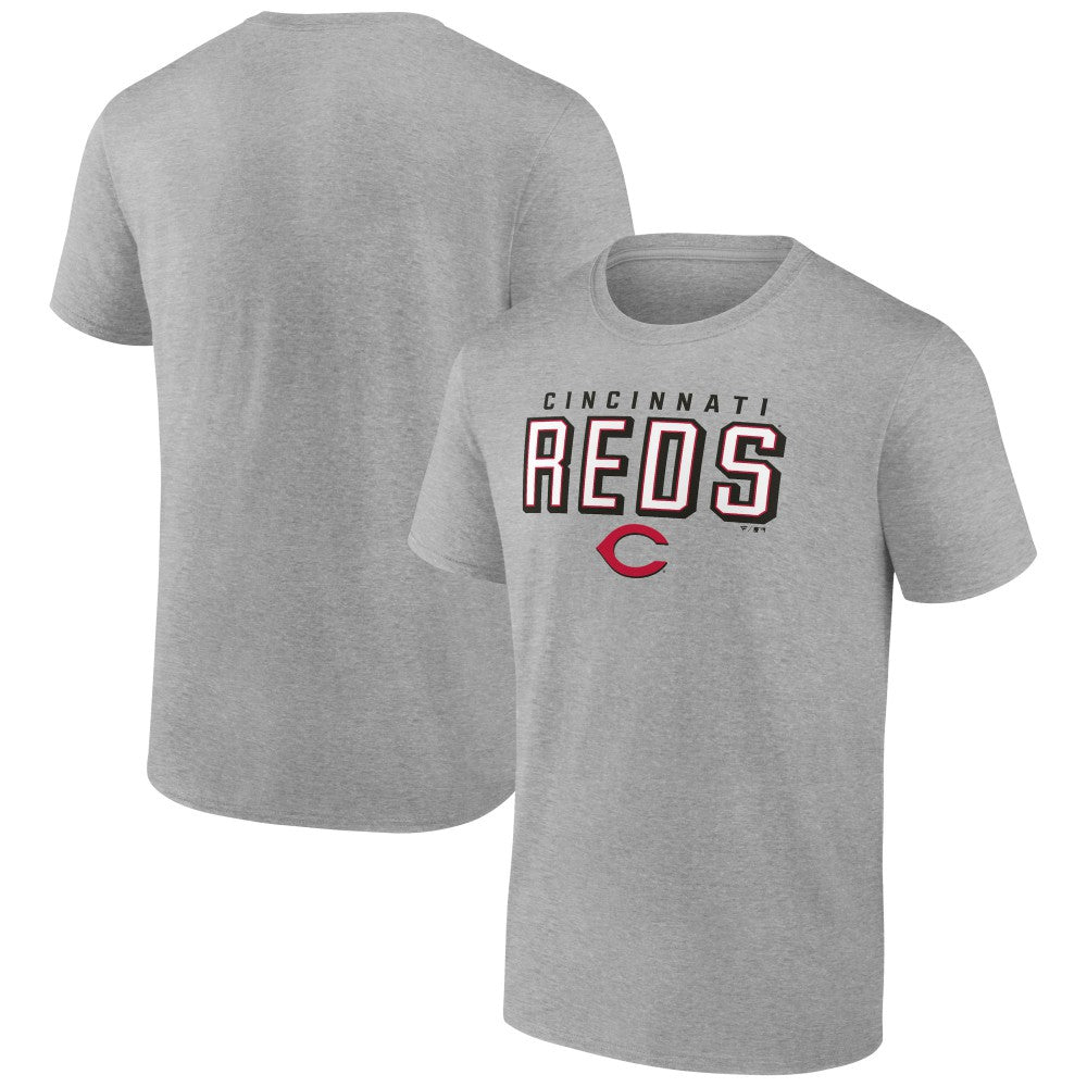 Cincinnati Reds Swagger T-Shirt - Heather Gray T-shirts