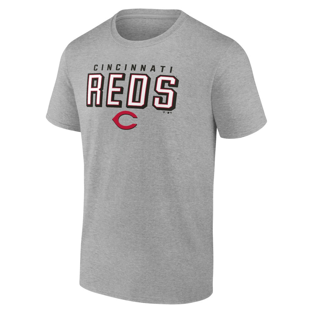 Cincinnati Reds Swagger T-Shirt - Heather Gray T-shirts