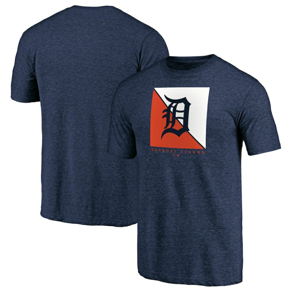 Detroit Tigers Pregame Vibe Tri-Blend T-Shirt - Navy T-shirts