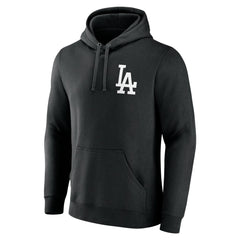 Mookie Betts Los Angeles Dodgers Mister Cartoon Name & Number Pullover Hoodie - Black Hoodies