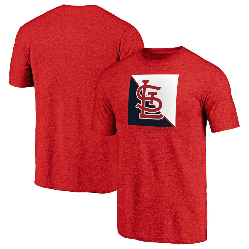 St. Louis Cardinals Pregame Vibe Tri-Blend T-Shirt - Red T-shirts