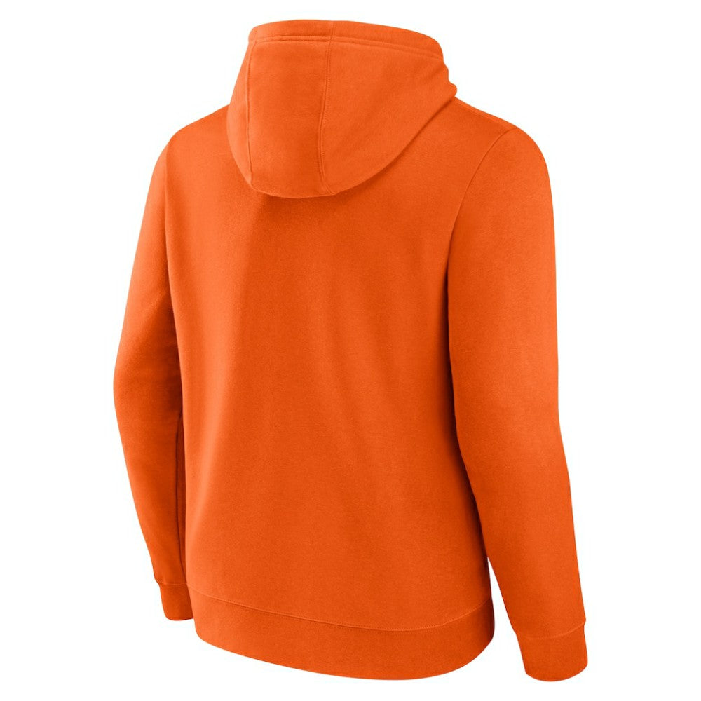 Anaheim Ducks Fanatics Primary Logo Fleece Pullover Hoodie - Orange | US 201915596