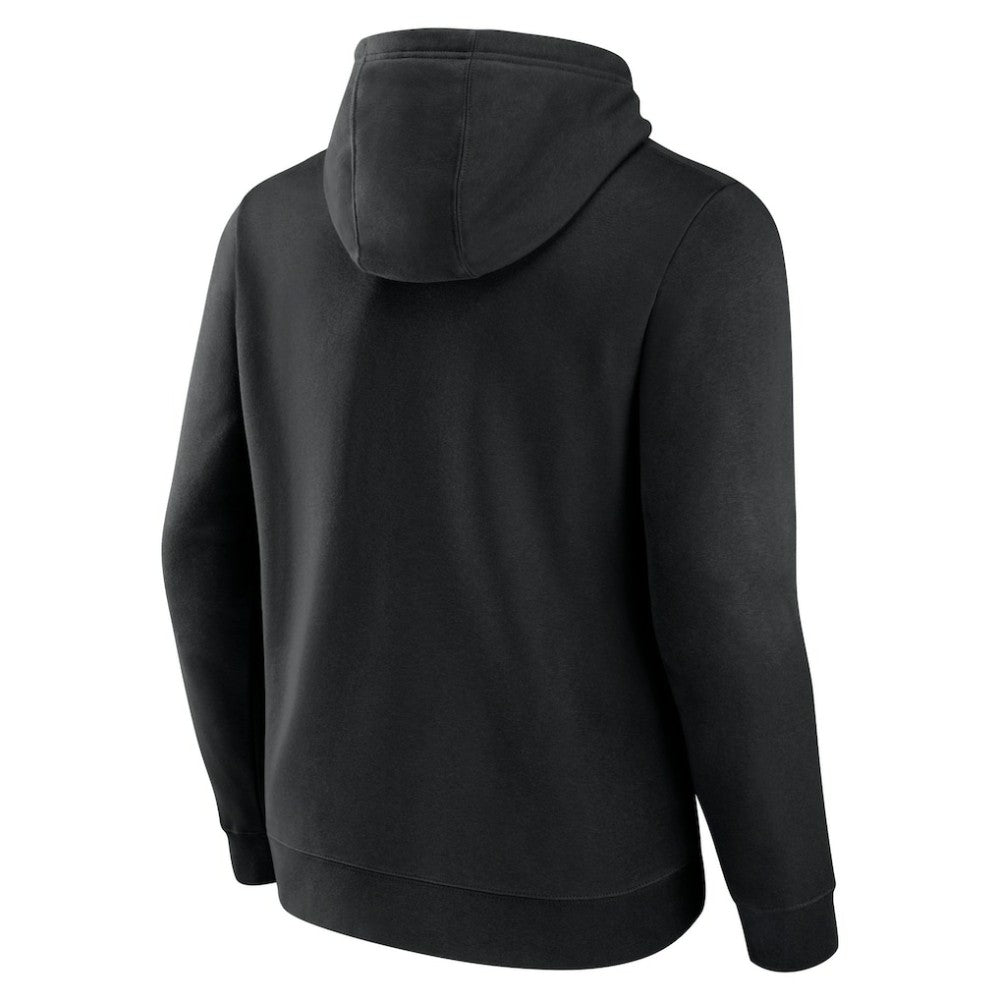 Anaheim Ducks Fanatics Wordmark Logo Fleece Pullover Hoodie - Black | US 201915604