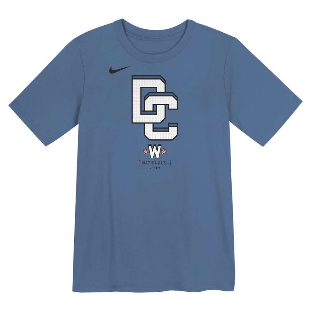 Washington Nationals Nike Preschool 2025 City Connect T-Shirt - Blue T-shirts