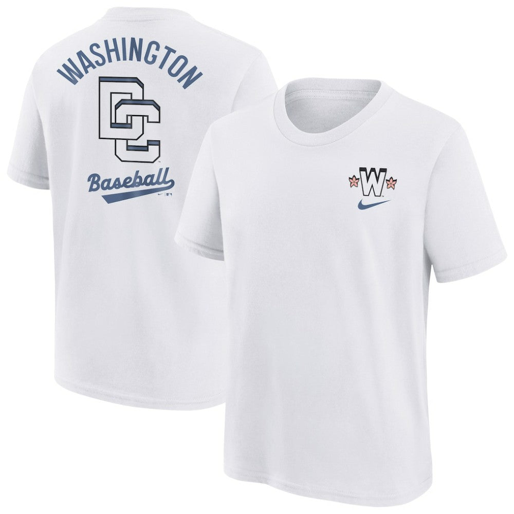 Washington Nationals Nike Youth 2025 City Connect T-Shirt - White T-shirts
