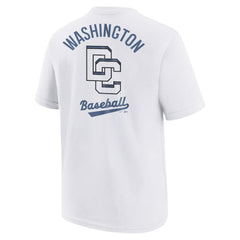 Washington Nationals Nike Youth 2025 City Connect T-Shirt - White T-shirts