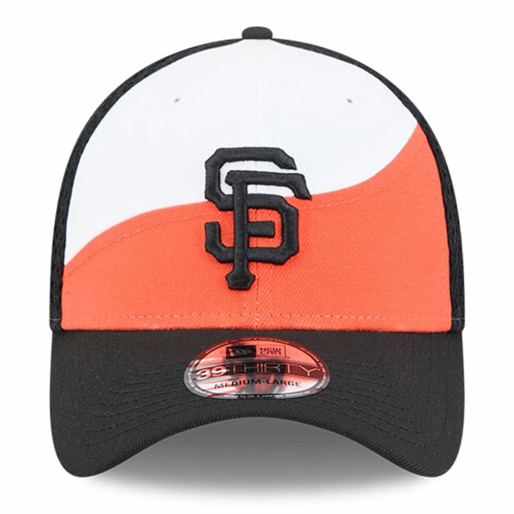 San Francisco Giants New Era 2025 Spring Training 39THIRTY Flex Hat - Orange/Black Hats