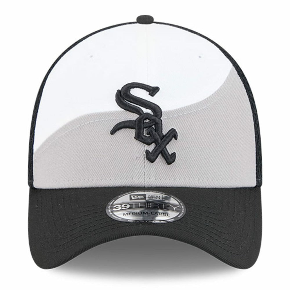 Chicago White Sox New Era 2025 Spring Training 39THIRTY Flex Hat - Gray/Black Hats