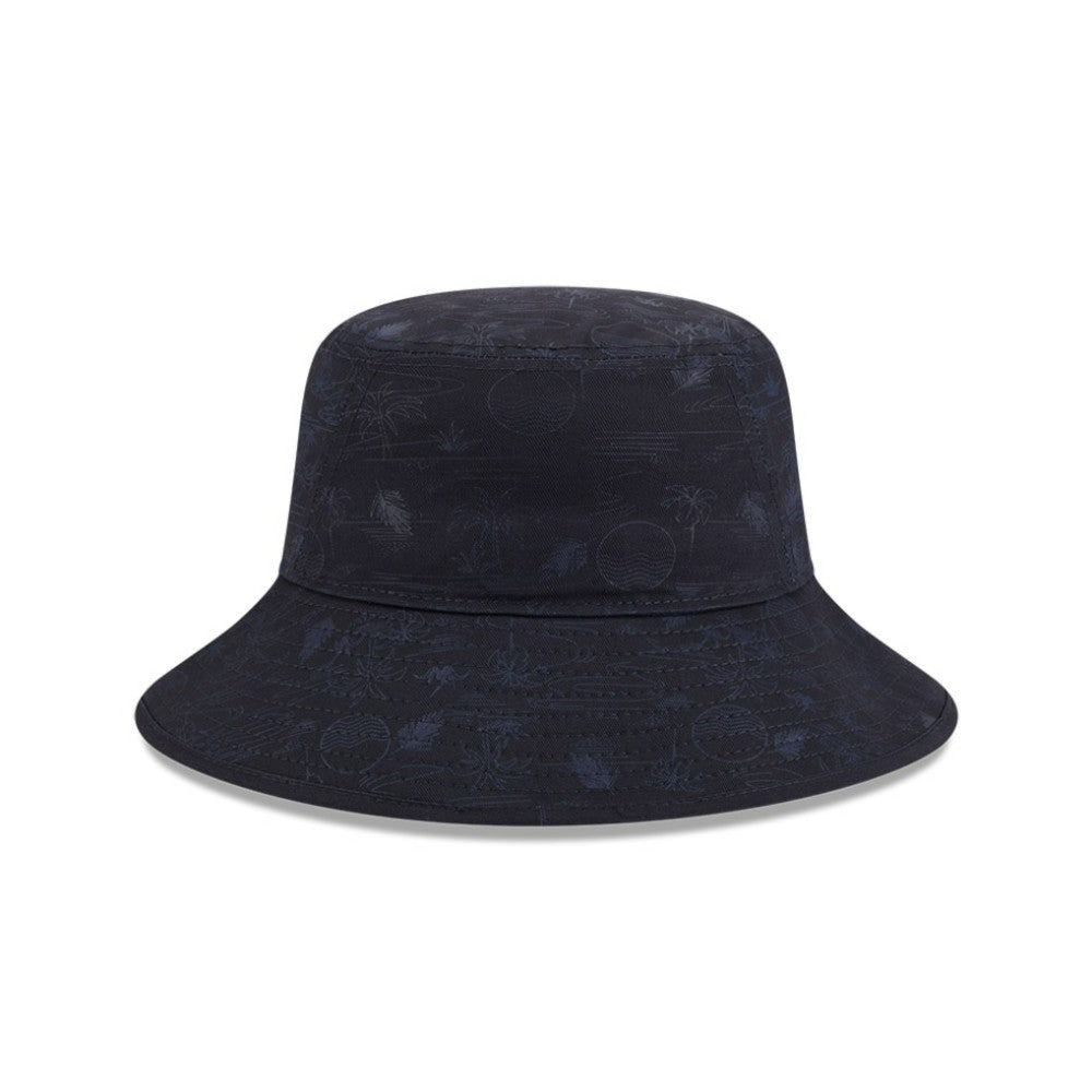Houston Astros New Era Youth 2025 Spring Training All Over Print Bucket Hat - Navy Hats
