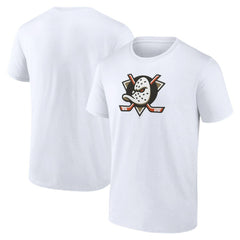 Anaheim Ducks Primary Logo T-Shirt - White | US 201922019