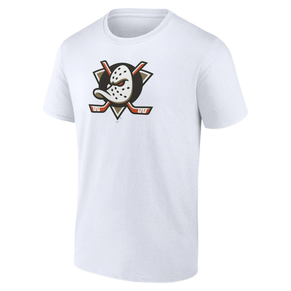 Anaheim Ducks Primary Logo T-Shirt - White | US 201922019