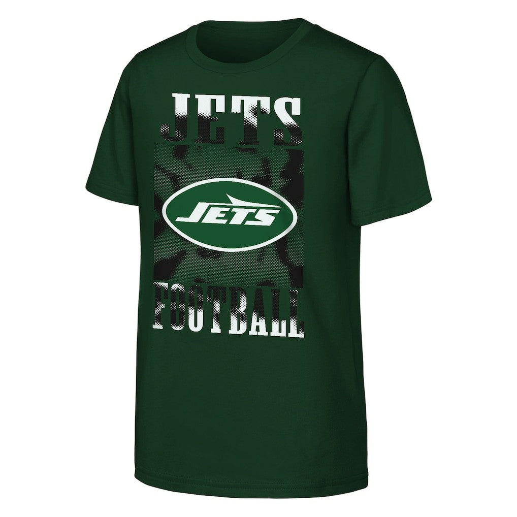 New York Jets Youth Garage Hero T-Shirt - Green T-shirts