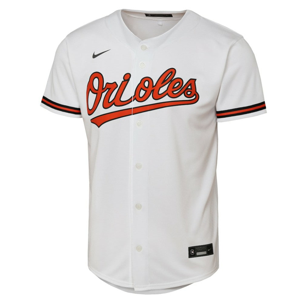 Gunnar Henderson Baltimore Orioles Nike Youth Home Replica Player Jersey - White Jerseys