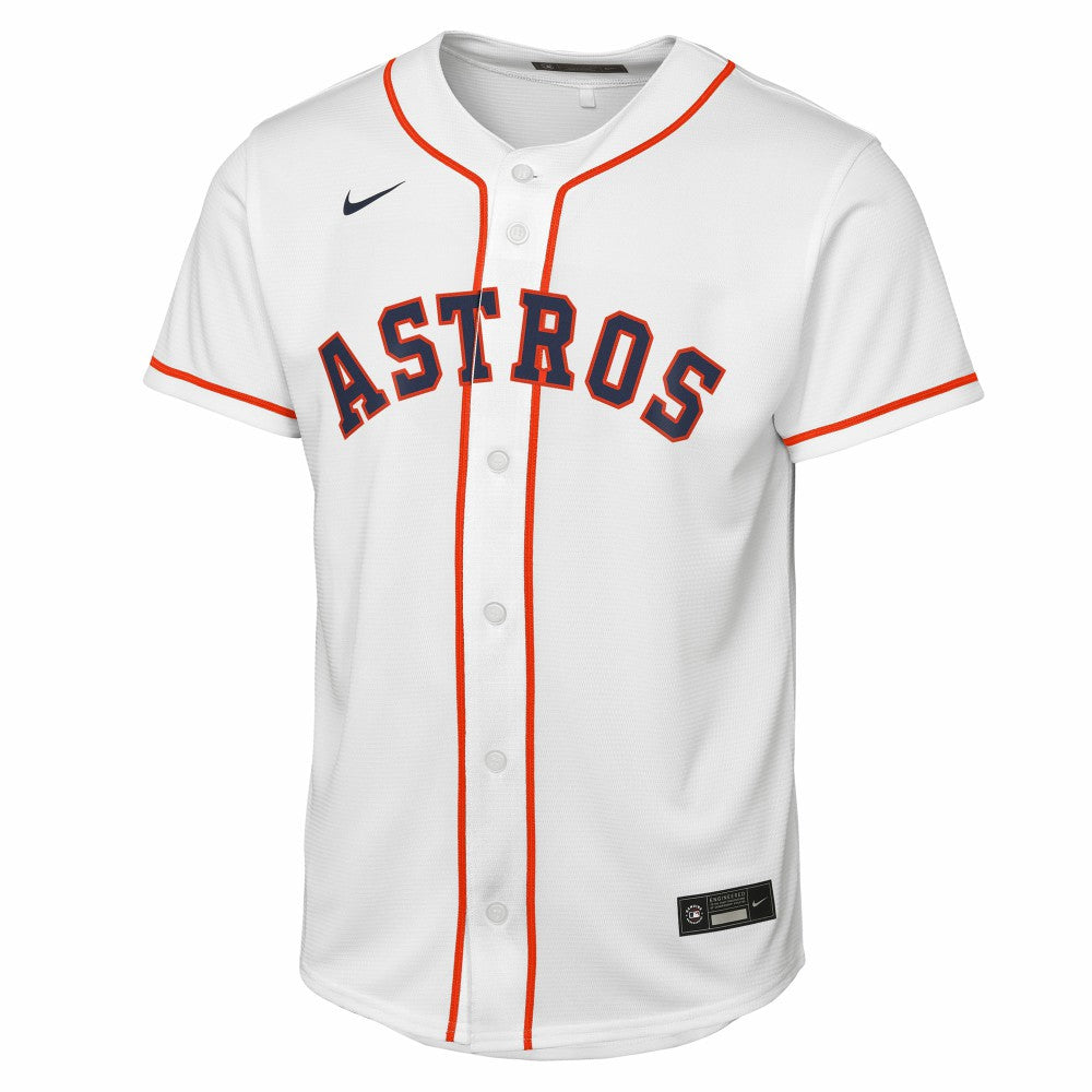Jose Altuve Houston Astros Nike Youth Home Replica Player Jersey - White Jerseys