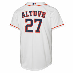 Jose Altuve Houston Astros Nike Youth Home Replica Player Jersey - White Jerseys