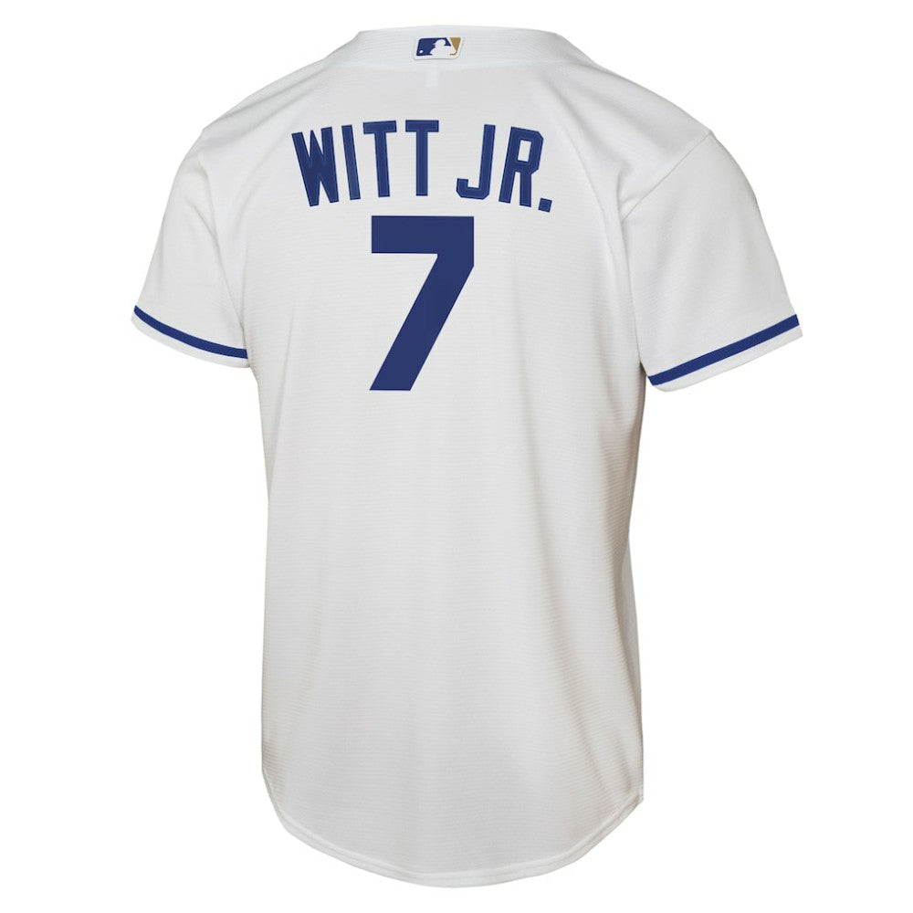 Bobby Witt Jr. Kansas City Royals Nike Youth Home Replica Player Jersey - White Jerseys