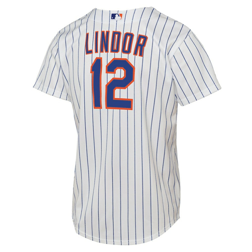 Francisco Lindor New York Mets Nike Youth Home Replica Player Jersey - White Jerseys