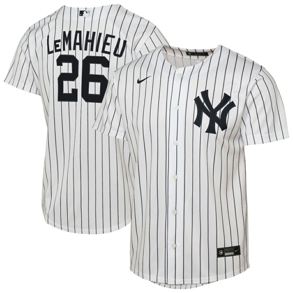 DJ LeMahieu New York Yankees Nike Youth Home Replica Player Jersey - White Jerseys