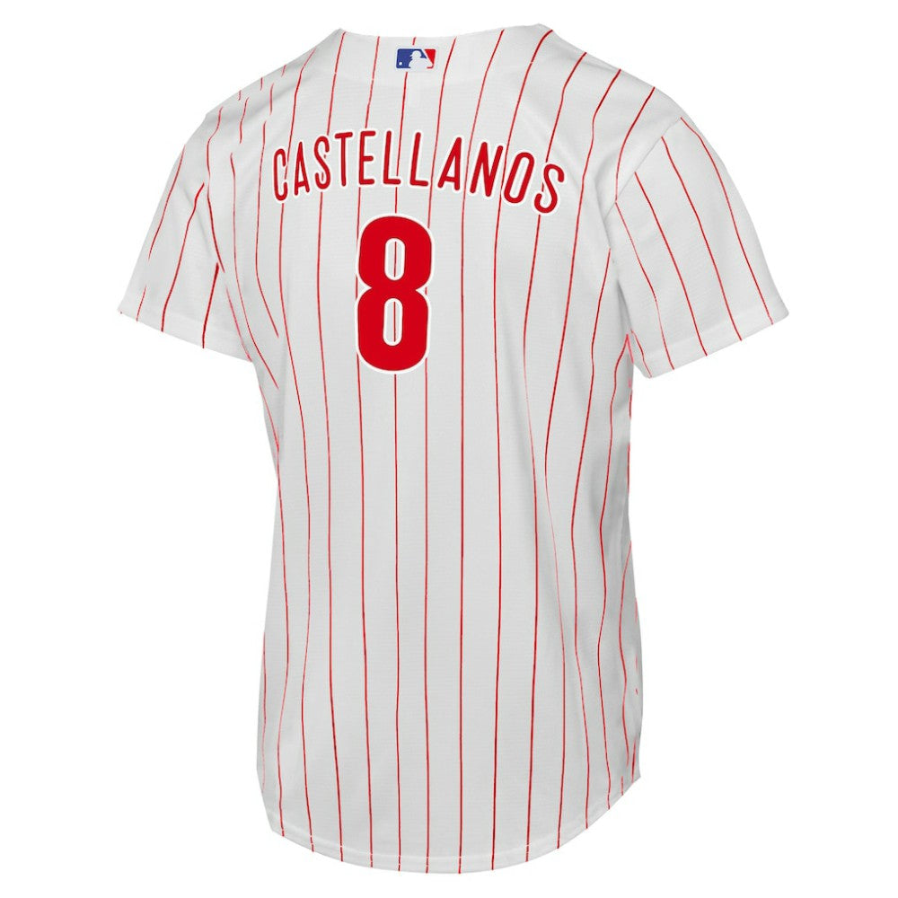 Nick Castellanos Philadelphia Phillies Nike Youth Home Replica Player Jersey - White Jerseys